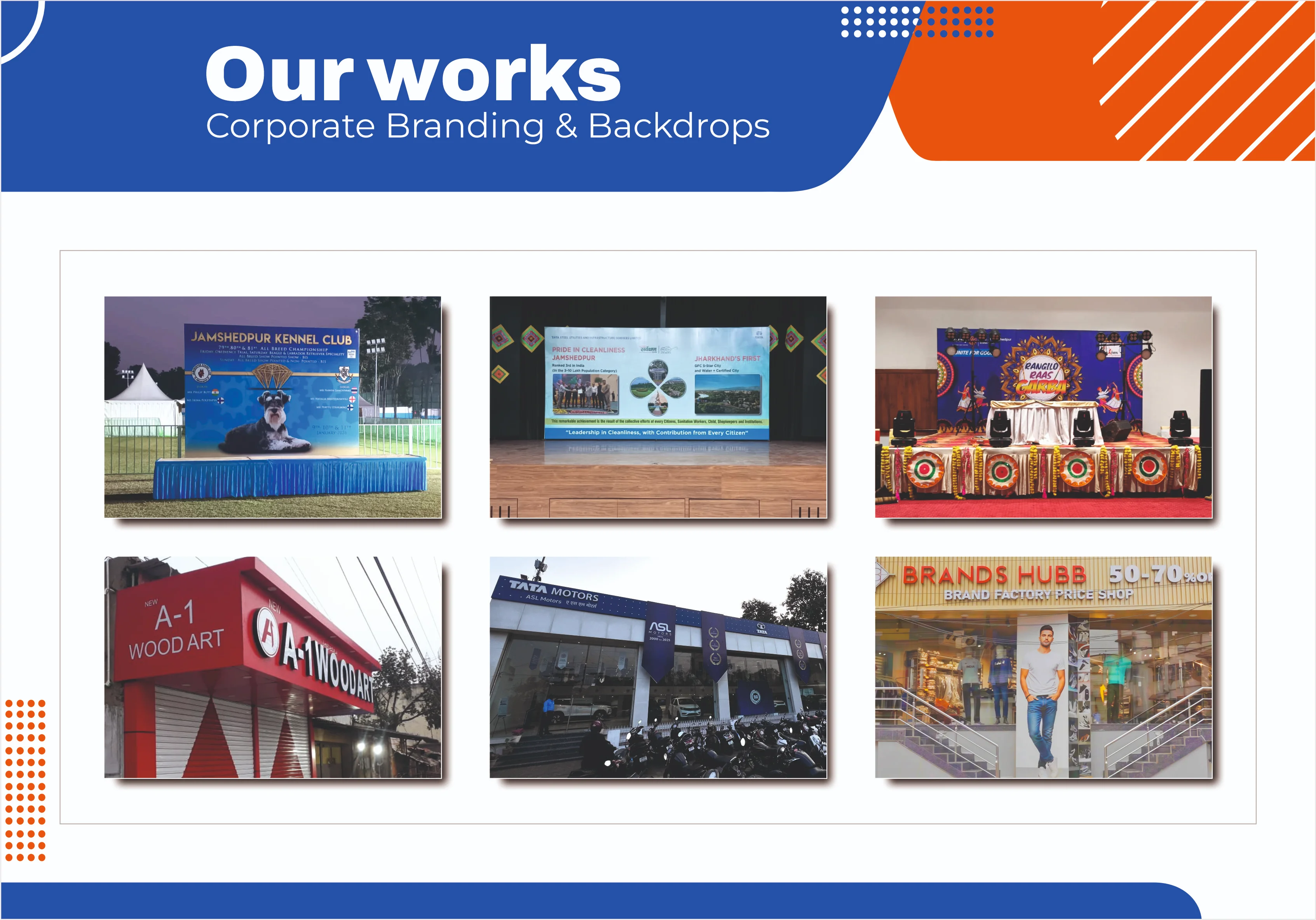 Corporate Branding & Backdrops Display
